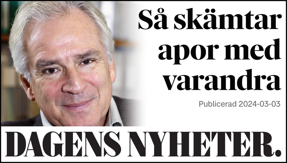 Nyhetsbild med Peter Gärdenfors