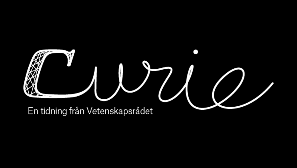 Logotyp för Vetenskapsrådets tidning Curie